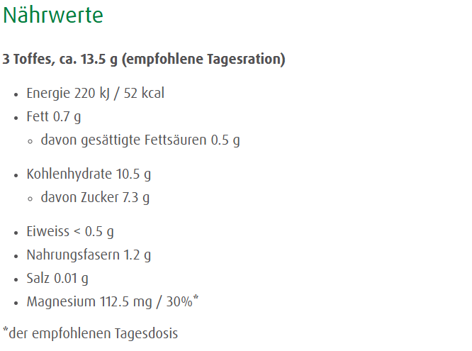A.Vogel Natural Toffees Energy