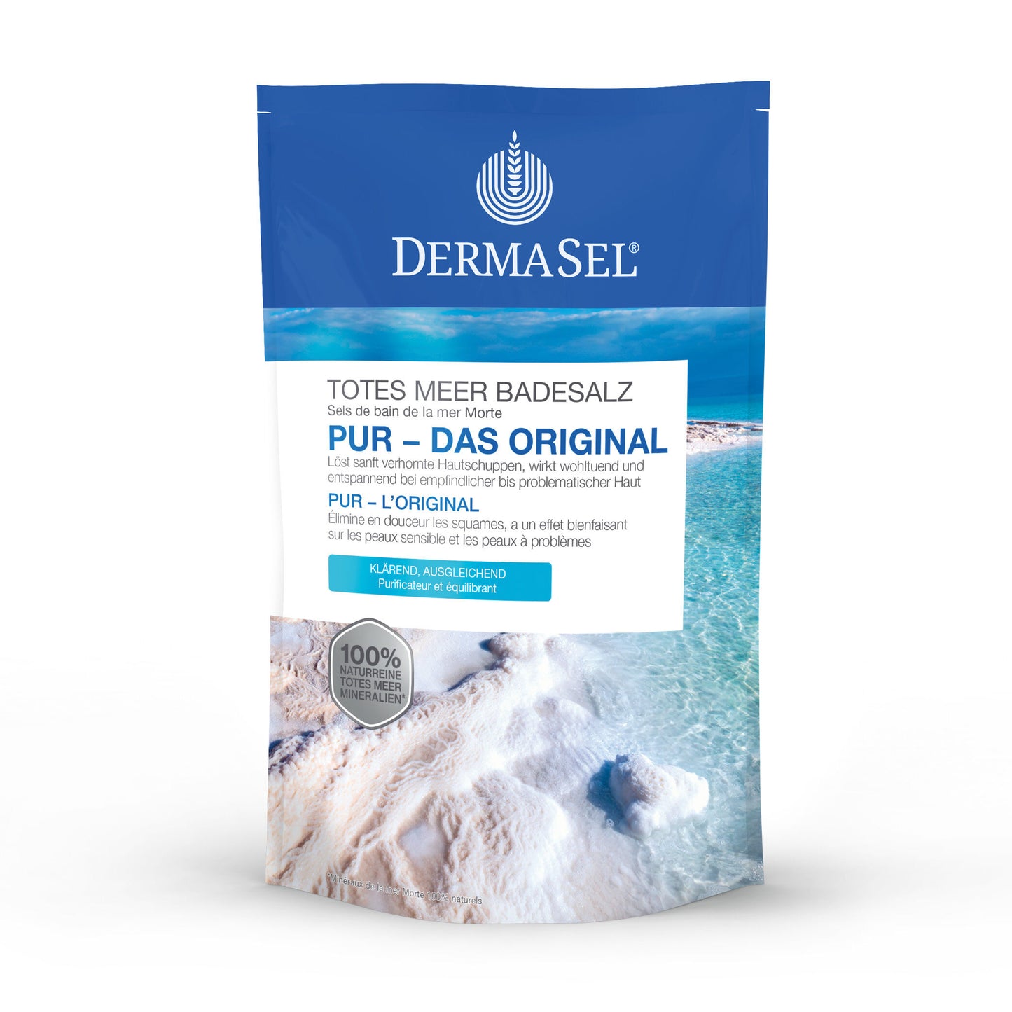 Dermasel Totes Meer Badesalz Pur 500g