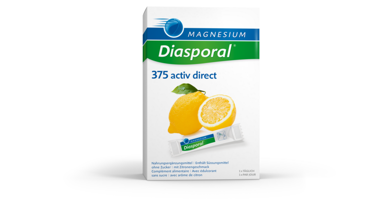 Magnesium Diasporal Activ direct Zitrone