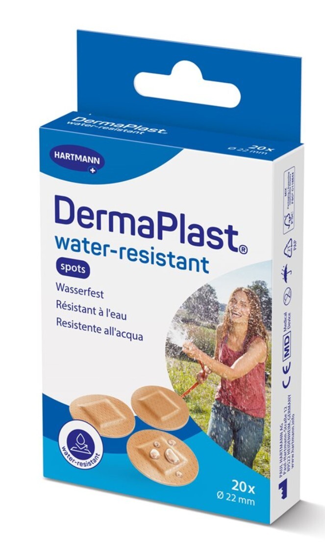 DermaPlast Spots rund hautfarbig