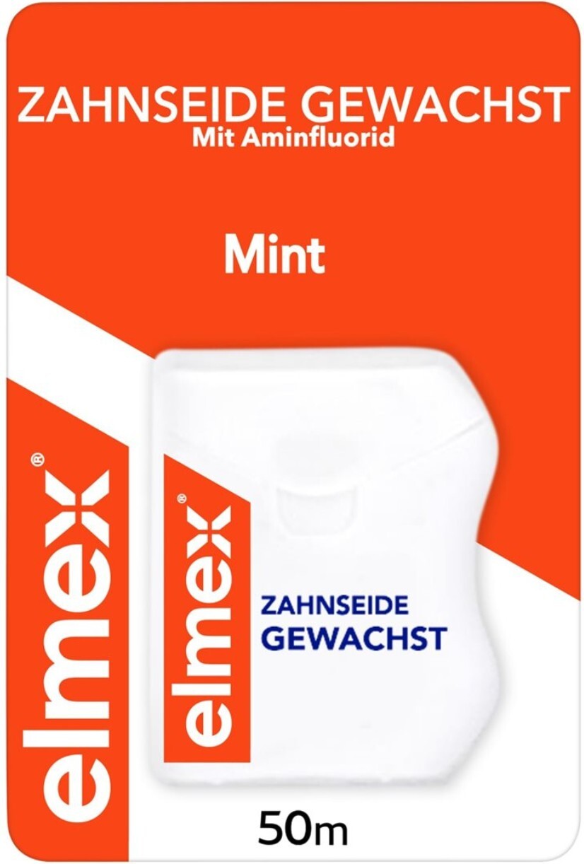 Elmex Zahnseide 50m gewachst