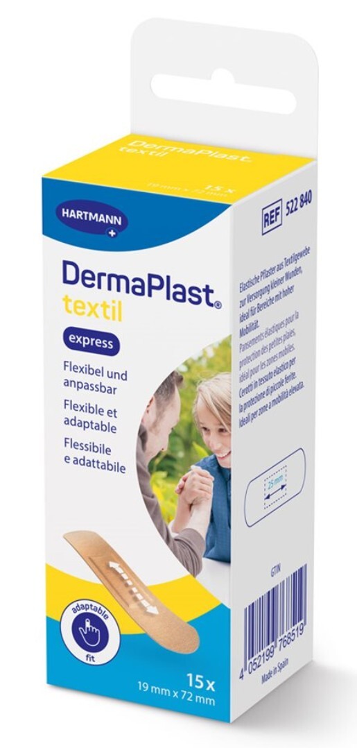 DermaPlast Textil Express Strips 19x72mm