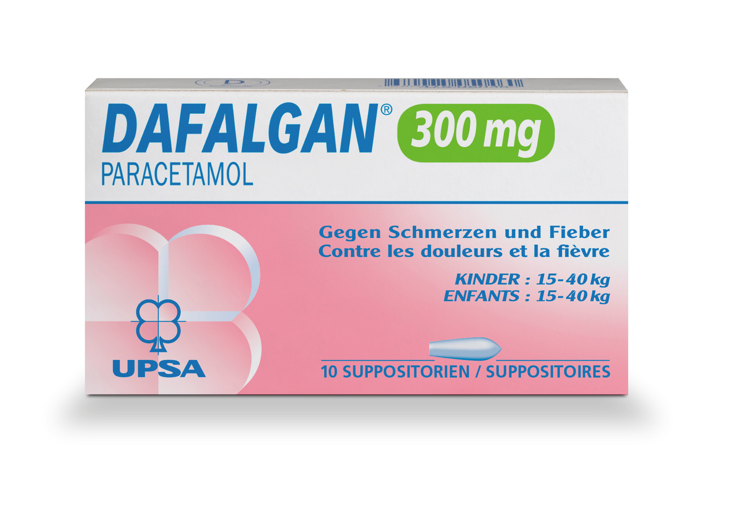Dafalgan Supp 300mg 10Stk.