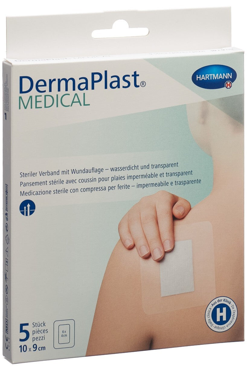 DermaPlast Medical Transparentverband 10x9cm