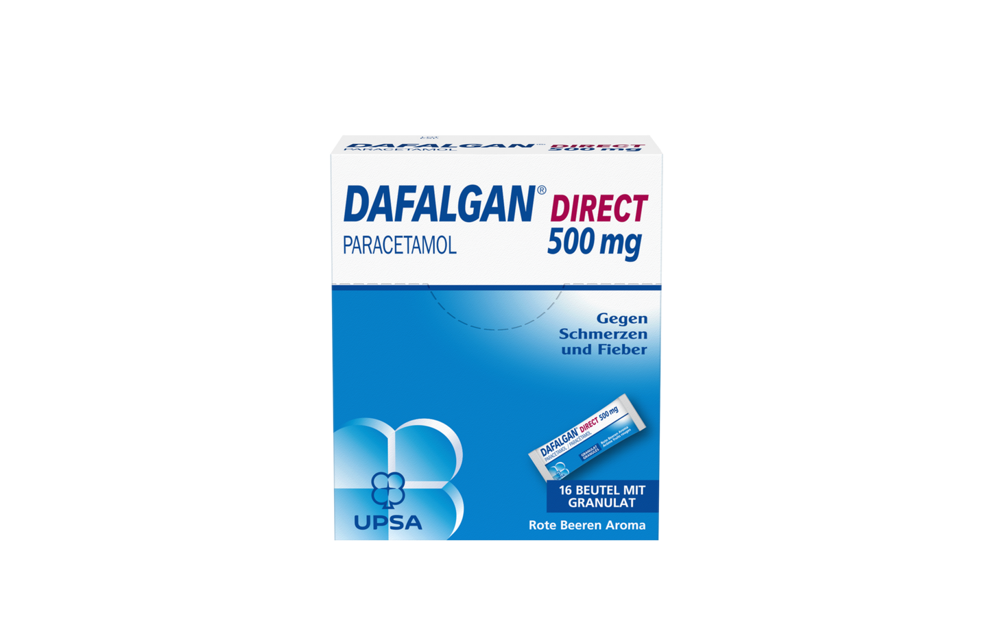 Dafalgan Direct Gran 500mg Rote Beeren 16Stk.