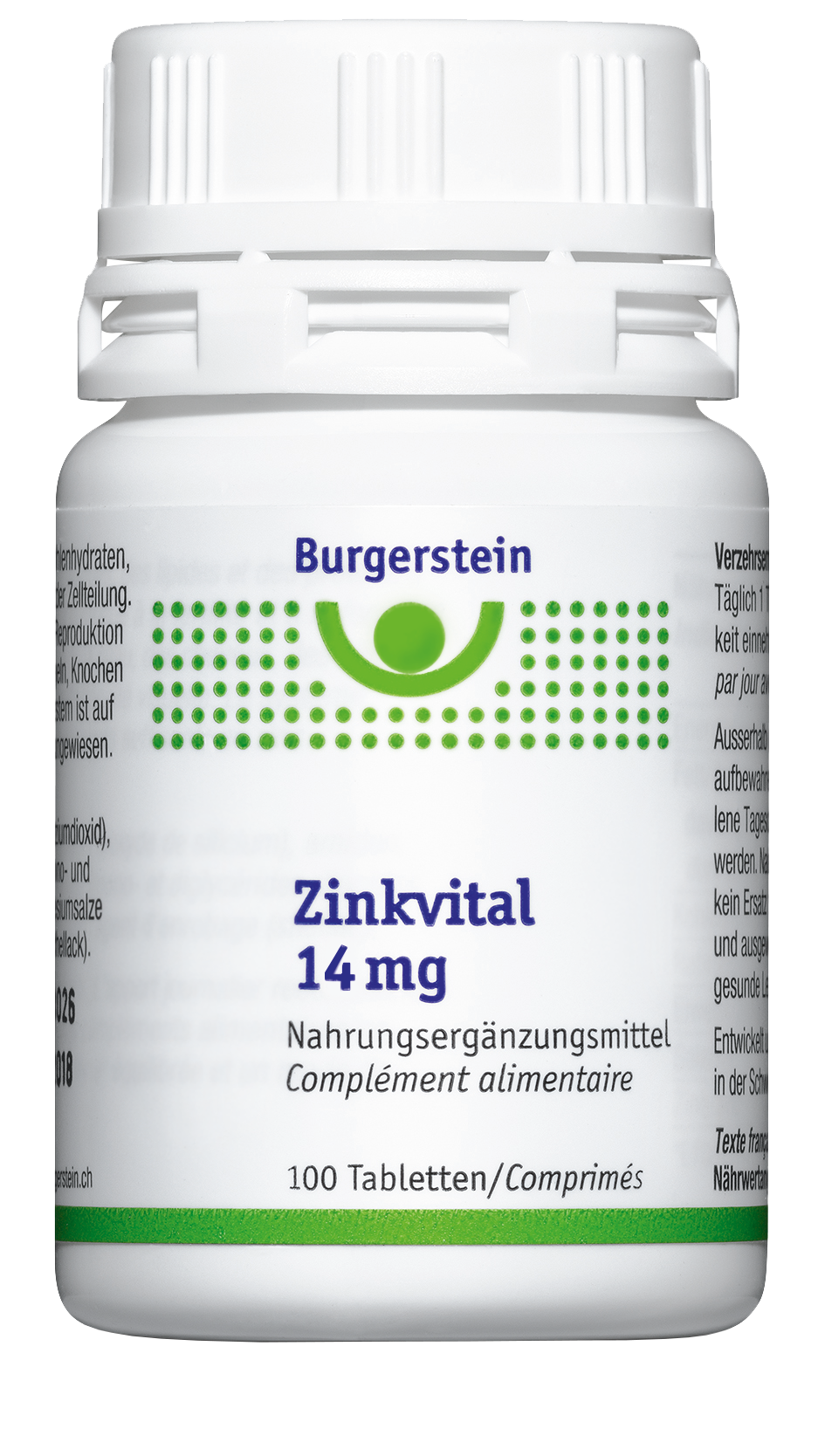 Burgerstein ZinkVital 14mg