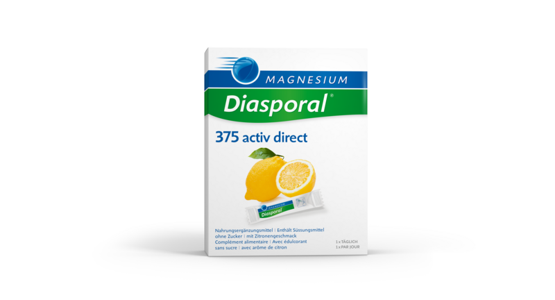 Magnesium Diasporal Activ direct Zitrone