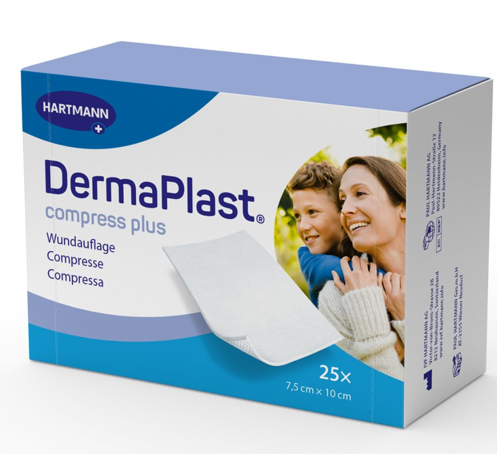 DermaPlast Compress Plus 7.5x10cm
