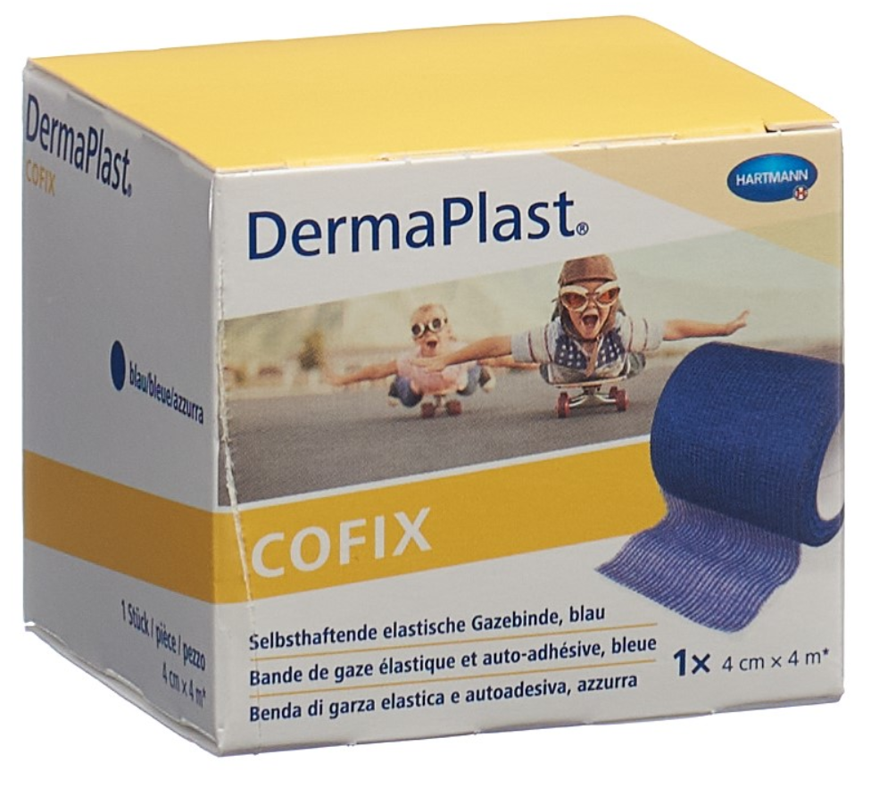 DermaPlast Cofix 4cmx4m blau