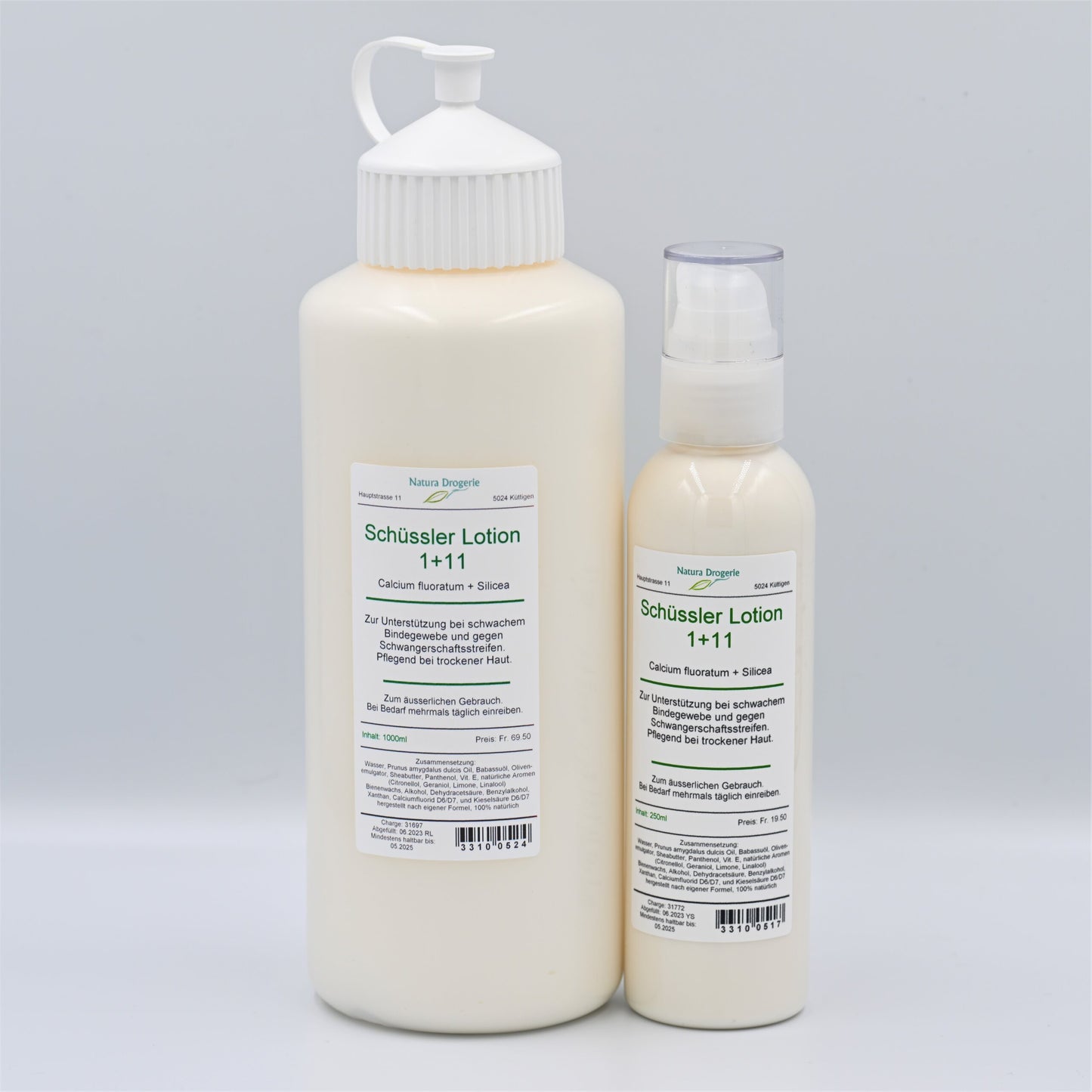 Schüssler Bodylotion 1+11