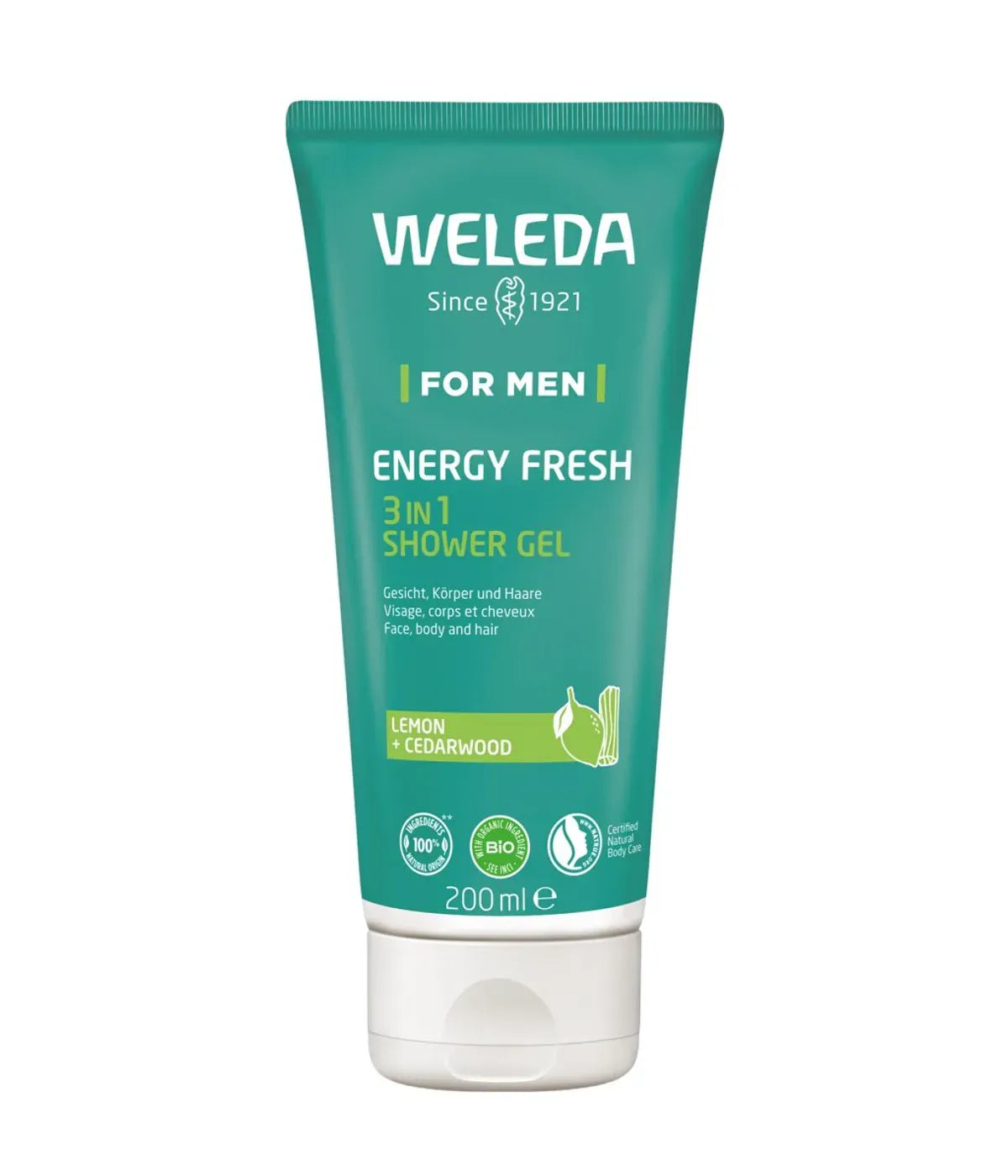 Weleda For Men Energy Fresh 3in1 Shower Gel