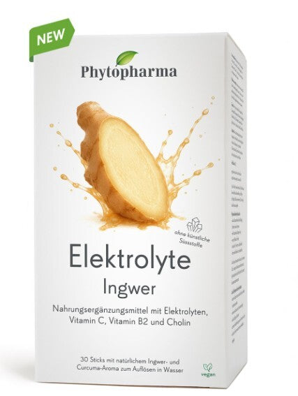 Phytopharma Elektrolyte Ingwer Sticks