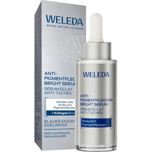 Weleda Anti-Pigmentflecken Bright Serum Blauer Enzian & Edelweiss
