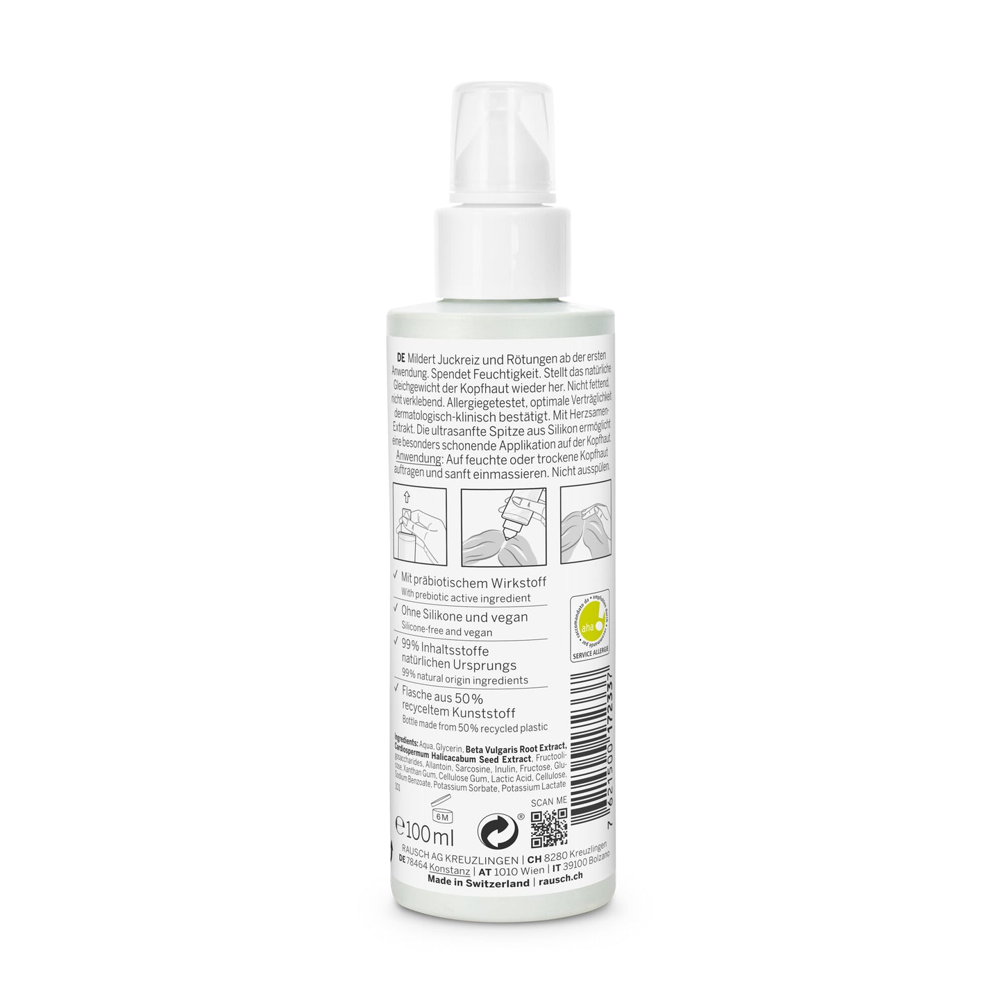 Rausch Sensitive-Kopfhaut-Serum mit Herzsamen