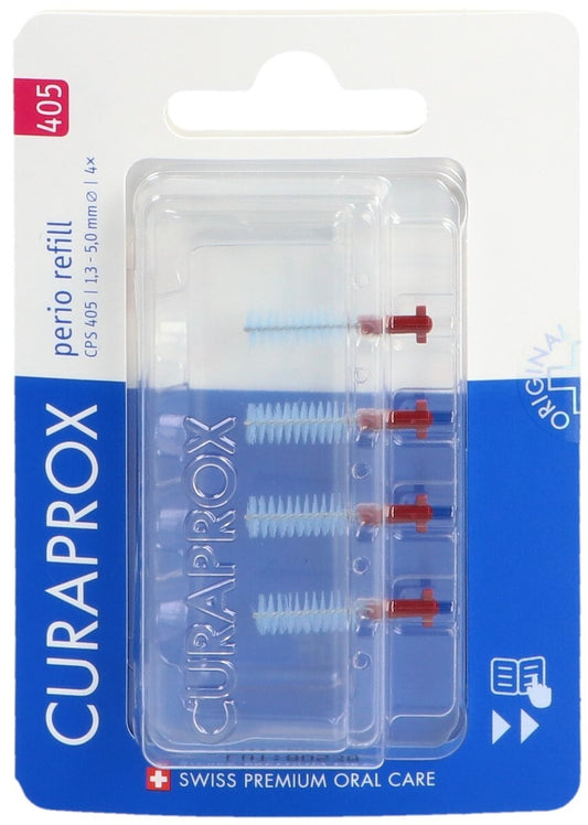 Curaprox CPS 405 Perio refill 4x Kirsch rot