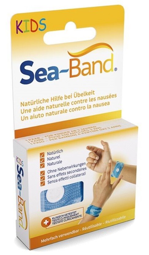 Sea-Band Akupressurband Kids blau 1 Paar