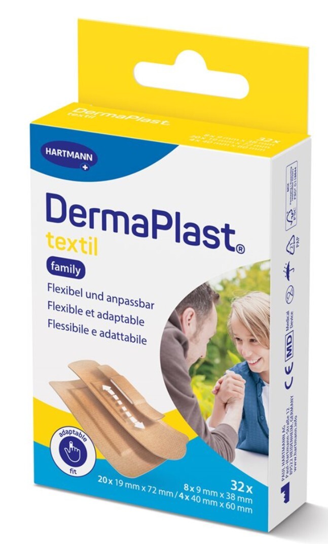 DermaPlast Textil Family Strips assortiert