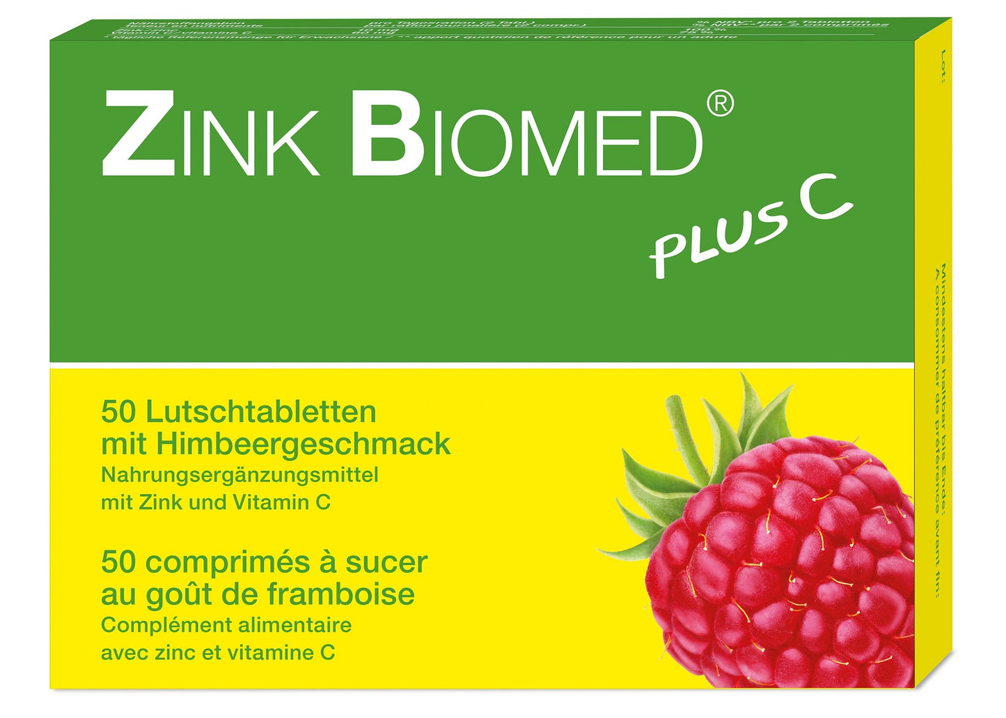 Zink Biomed Plus C Immun Protect Himbeergeschmack