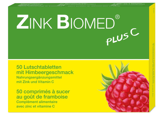Zink Biomed Plus C Immun Protect Himbeergeschmack