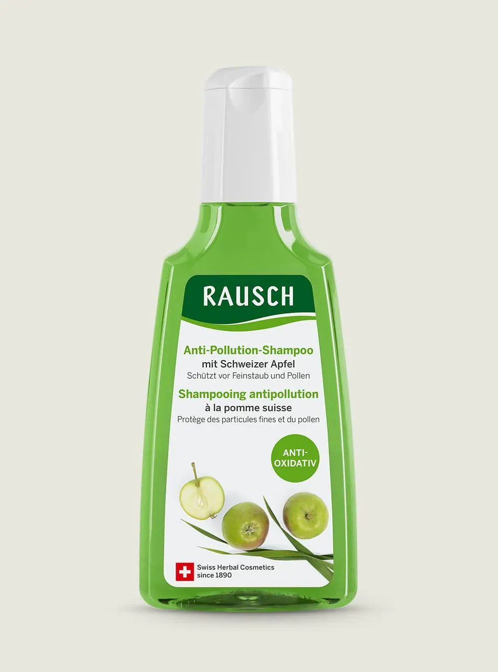 Rausch Anti-Pollution-Shampoo mit schweizer Apfel
