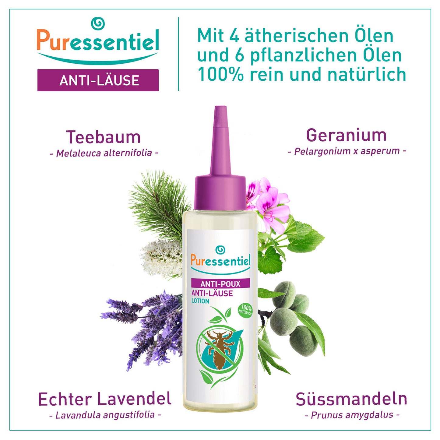 Puressentiel Anti-läuse Lotion + Kamm