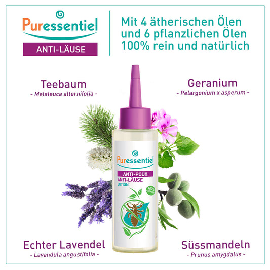 Puressentiel Anti-läuse Lotion + Kamm