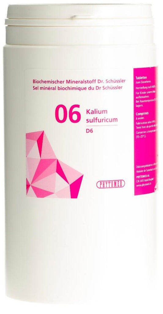 Phytomed Schüssler Nr.6 Kalium sulf. Tabl D6
