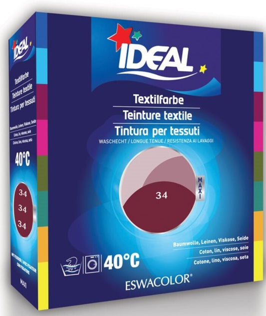 Ideal Maxi Baumwolle Color No34 bordeaux