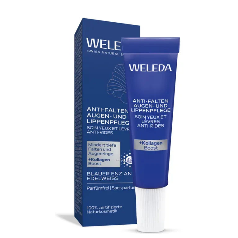 Weleda Anti-Falten Augen- und Lippenpflege Blauer Enzian & Edelweiss