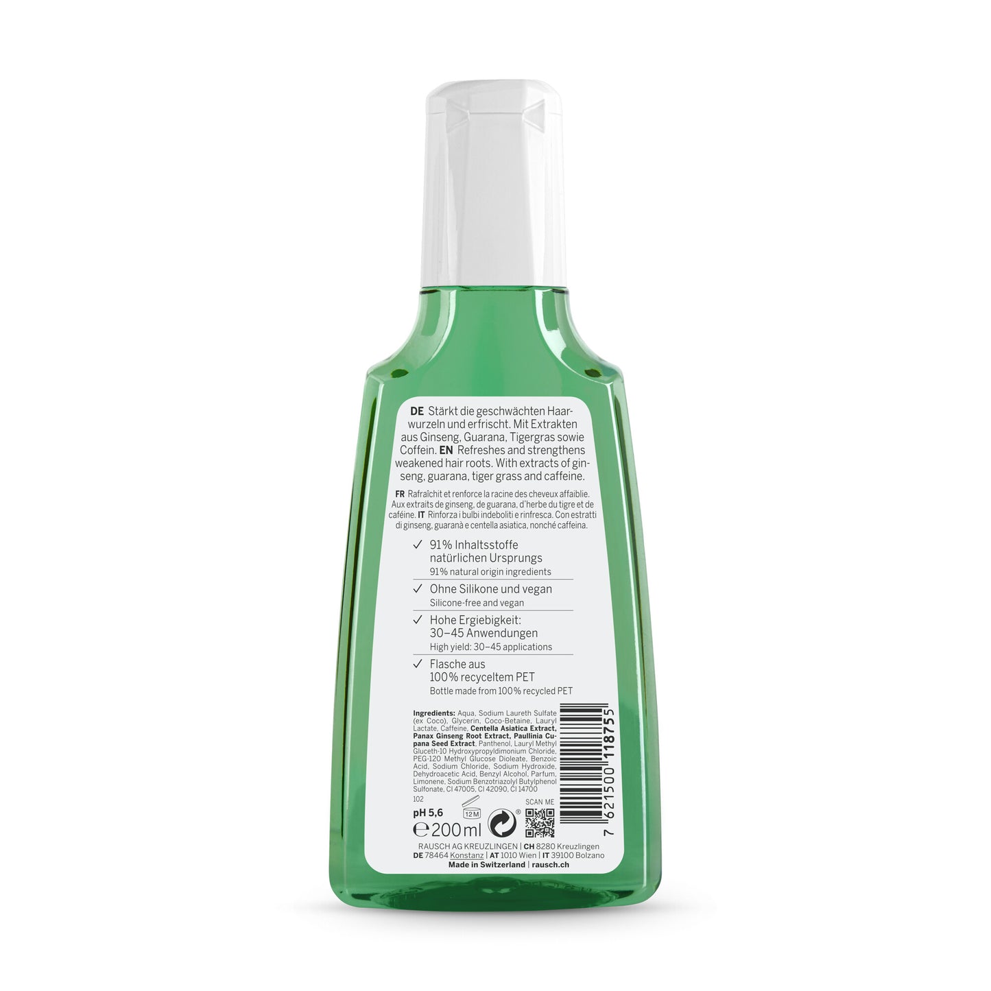 Rausch Coffein Shampoo mit Ginseng