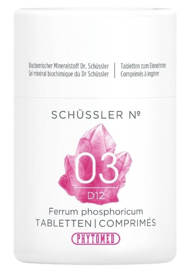 Phytomed Schüssler Nr.3 Ferrum phos. Tabl D12