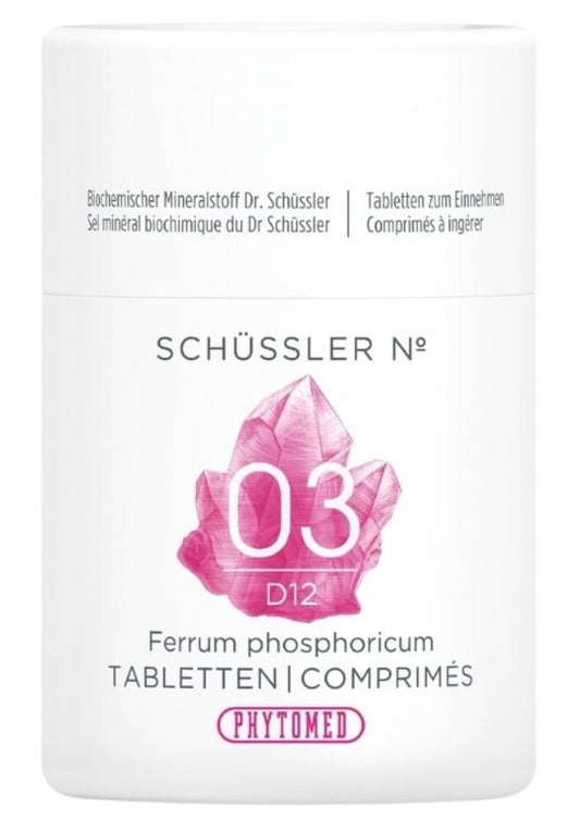 Phytomed Schüssler Nr.3 Ferrum phos. Tabl D12