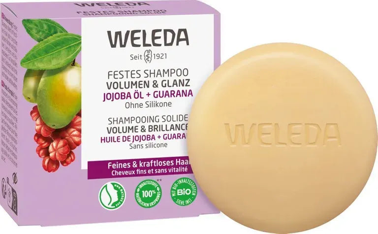 Weleda festes Shampoo Volumen & Glanz