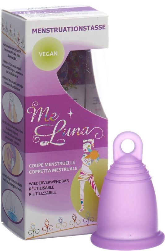 Me Luna Menstruationstasse Classic M Ring Violett