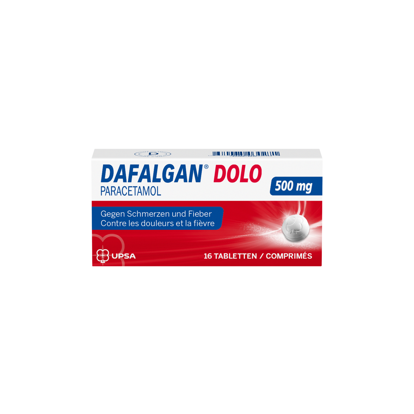 Dafalgan Dolo Tabl 500mg 16Stk.