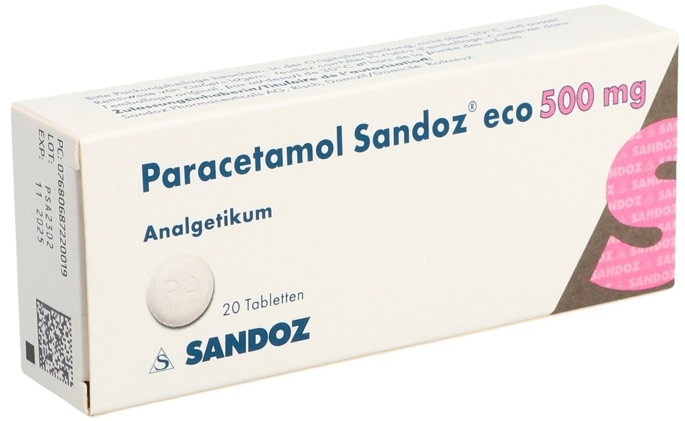 Paracetamol Sandoz eco 500mg