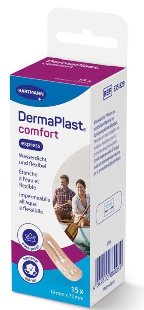 DermaPlast Comfort Express Strips 19x72mm