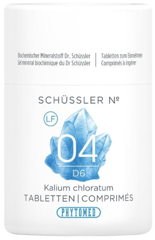 Phytomed Schüssler Nr.4 Kalium chlor. Tabl D6 lactosefrei