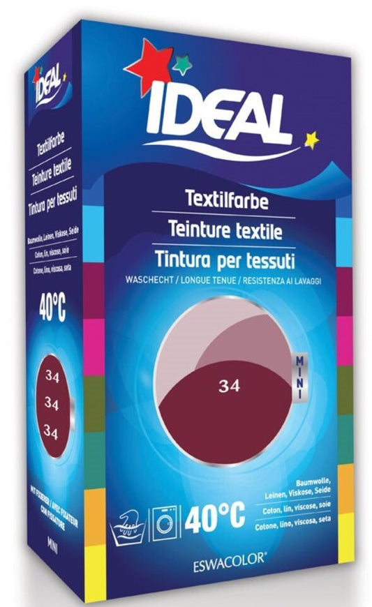 Ideal Mini Baumwolle Color No34 bordeaux