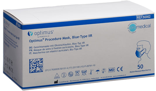 Promedical Hygienemaske Typ IIR blau unsteril