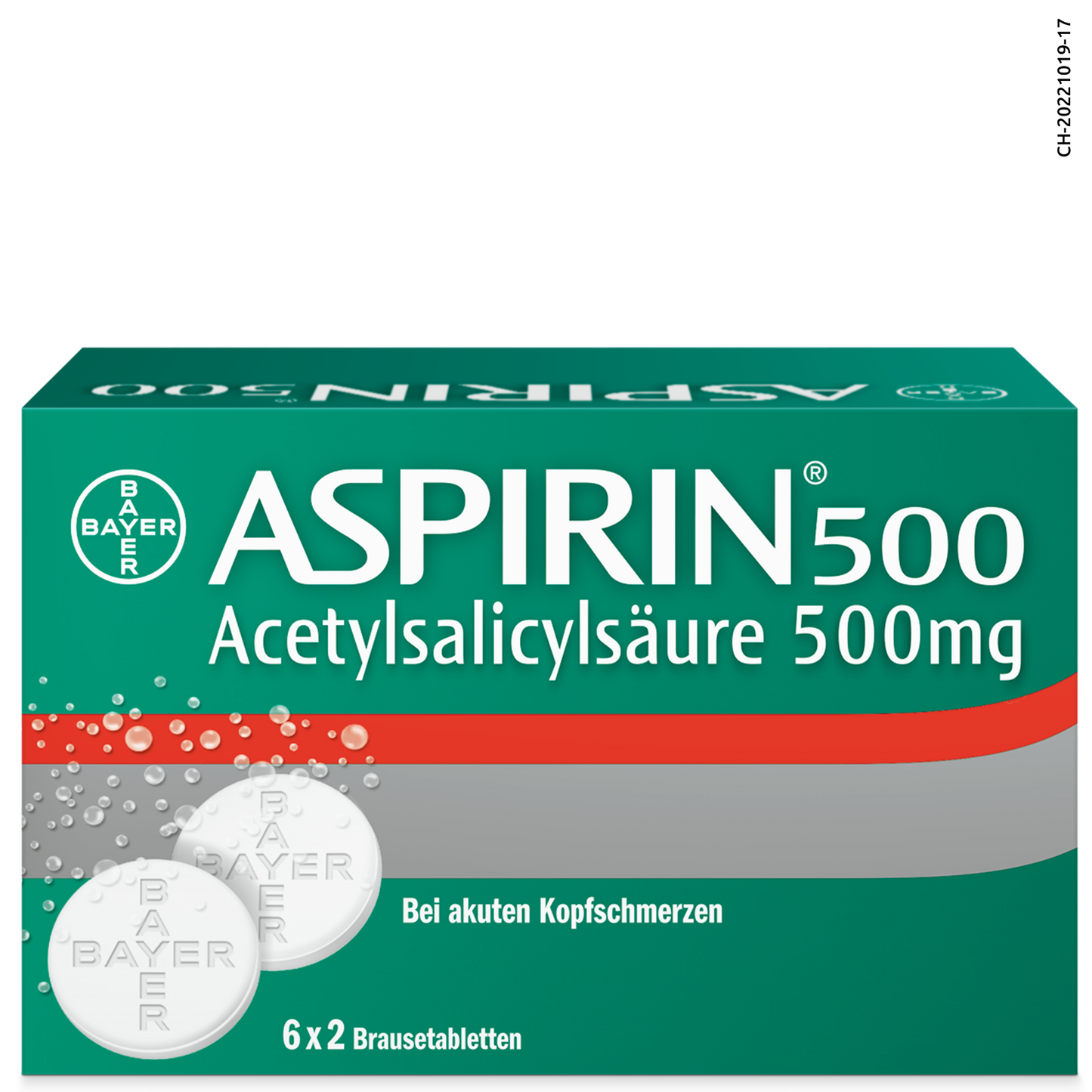 Aspirin Brausetabl 500mg 6 Btl 2Stk