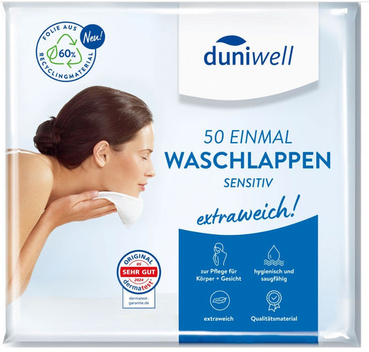 Duniwell einmal Waschlappen sensitiv
