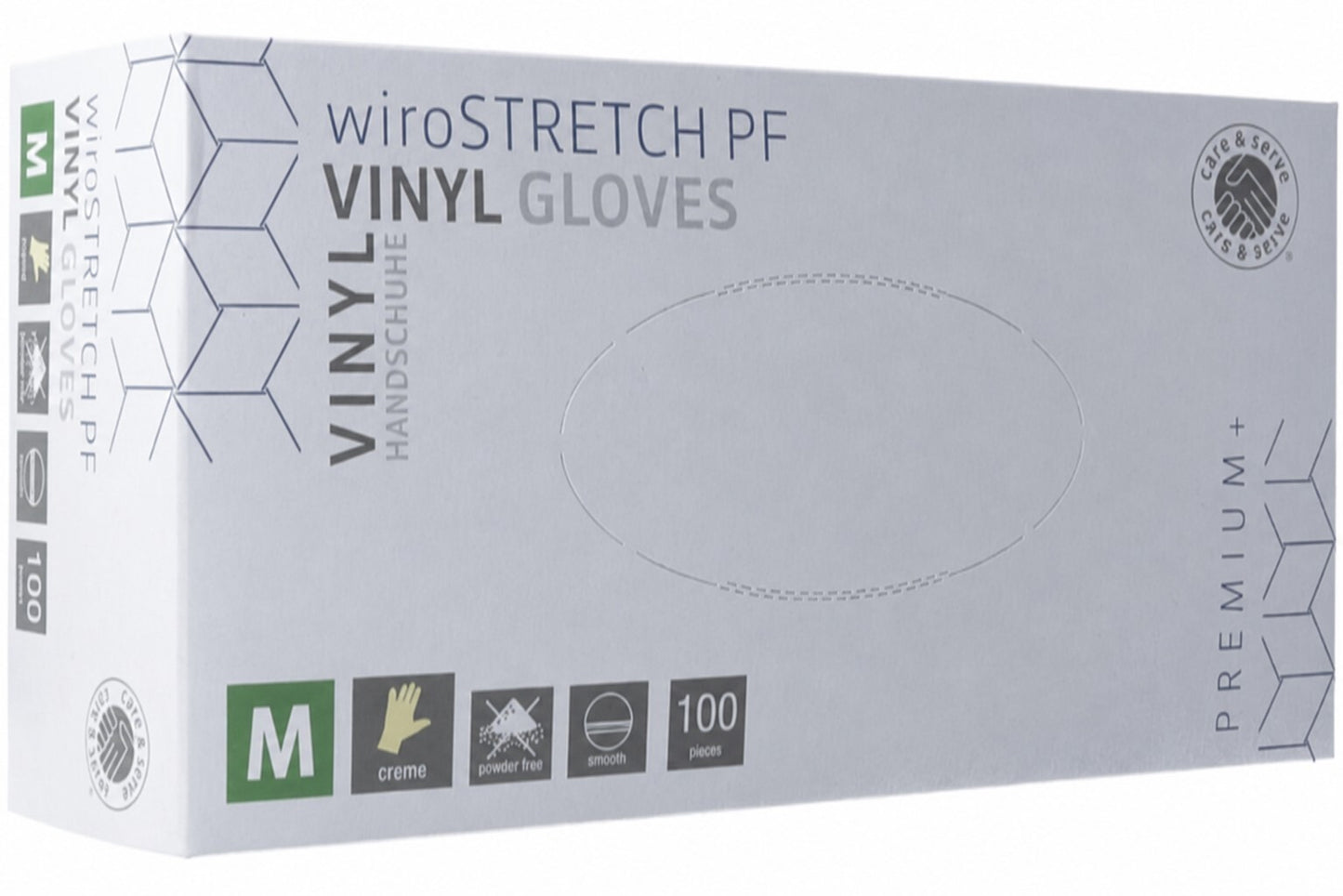 Gribi Untersuchungs Handschuhe Vinyl M puderfrei unsteril