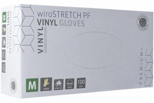 Gribi Untersuchungs Handschuhe Vinyl M puderfrei unsteril