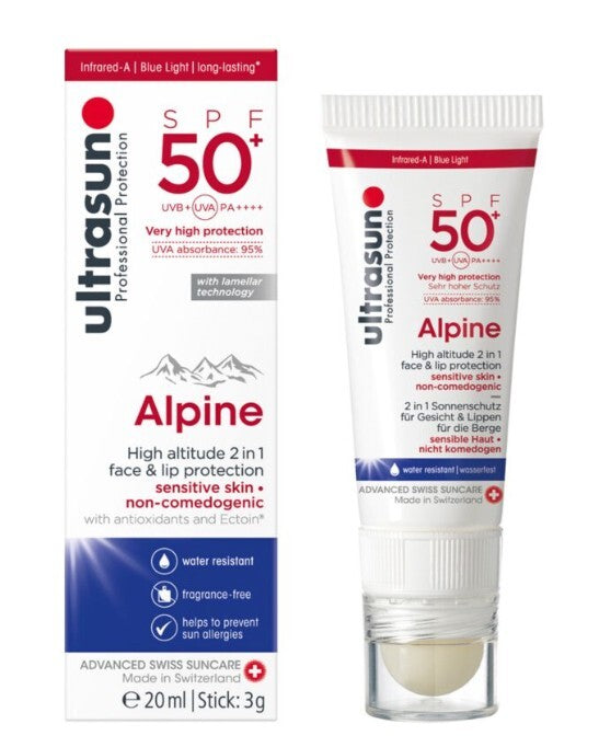 Ultrasun Alpine SPF50+ 20ml + 3g