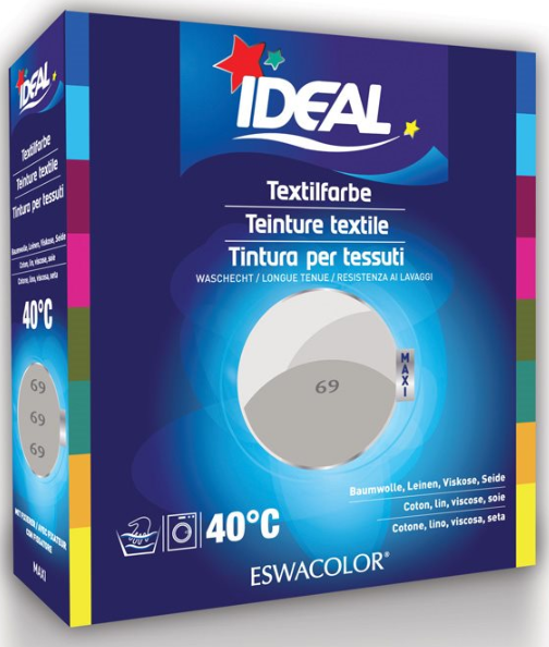 Ideal Maxi Baumwolle Color No69 hellgrau