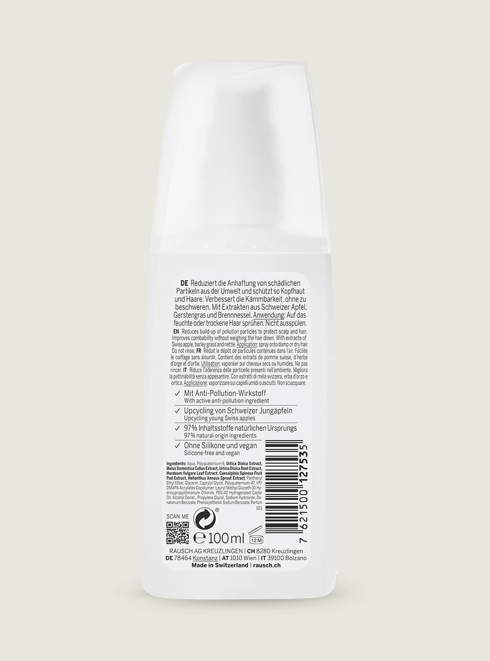 Rausch Anti-Pollution-Spray mit schweizer Apfel
