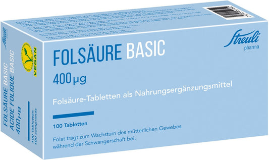 Folsäure Streuli Basic 400µg