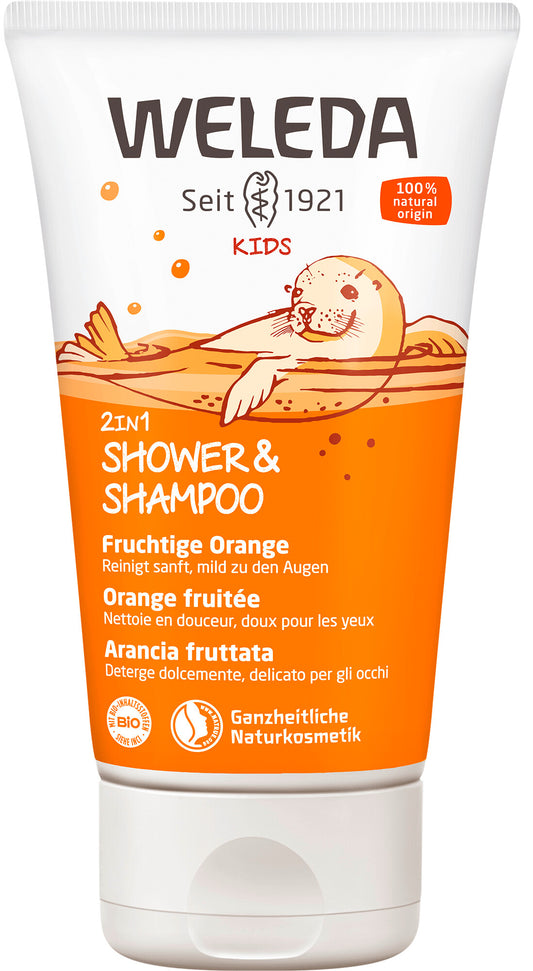 Weleda Kids 2in1 Shower & Shampoo Orange