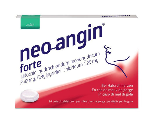 Neo-Angin forte 24 Halspastillen mint